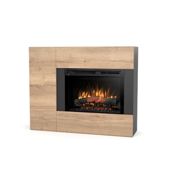 Warmtec Bia wkład Dimplex 26" XHD Optiflame - czarny / jasny dąb