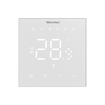 Warmtec XRT01 Wi-Fi  biały, podtynkowy programowalny czujnik powietrzny i podłogowy