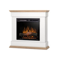 OUTLET: Warmtec Lenox wkład Dimplex 23" XHD Optiflame - biały mat, jasny dąb